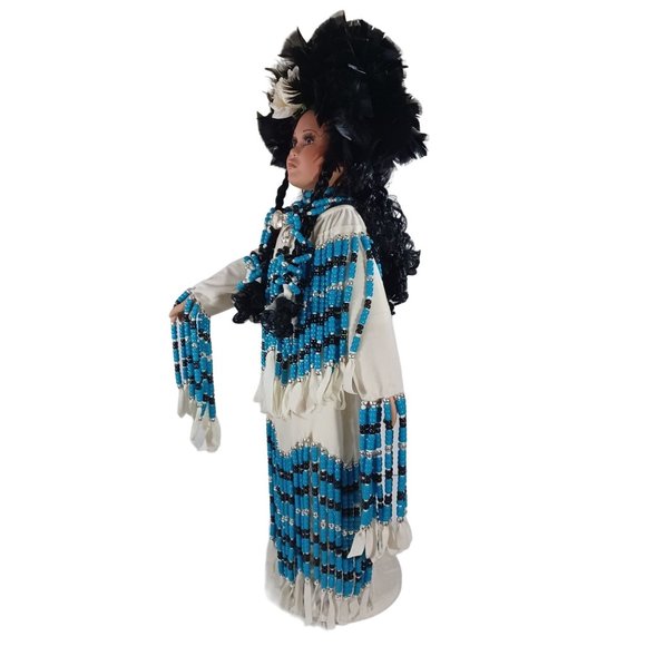Rustie Dolls 32" Little Doe Native American Indian Princess Limited Edition 2000 - Picture 7 of 9